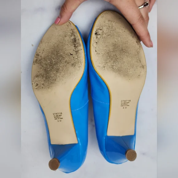 🥳SALE!🥳AJ Valenci blue heels - Picture 13 of 16